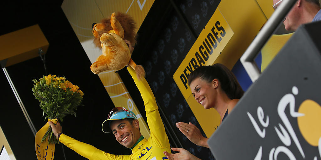 Übernahm nach der 12. Etappe und der Bergankunft in Peyragudes erstmals das Maillot jaune: der Italiener Fabio Aru