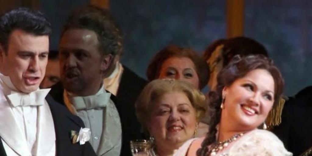 Anna Netrebko als Violetta in "La Traviata" erntete an der Scala 14 Minuten Applaus. (Handout)