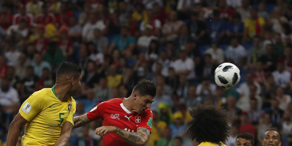 Alles mit rechten Dingen zugegangen: Steven Zuber verschafft sich Platz und erzielt gegen Brasilien das 1:1