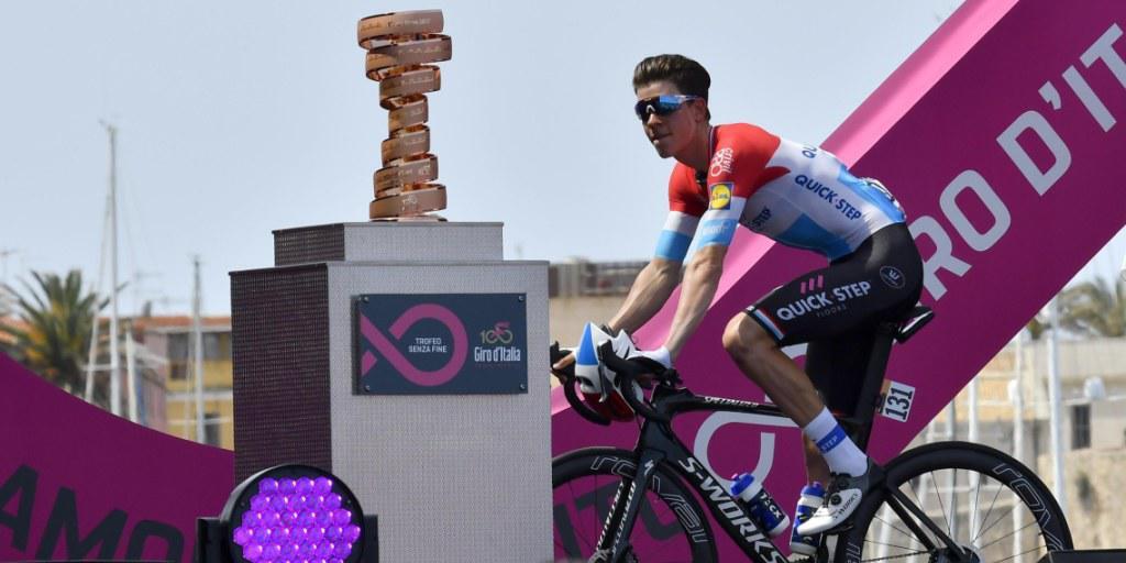 Neuer Gesamtleader des 100. Giro d'Italia: der Luxemburger Bob Jungels