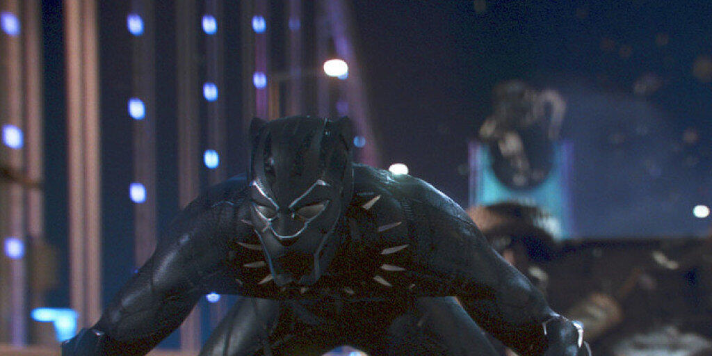 Der Superheldenfilm "Black Panther" hat am Wochenende vom 15. bis 18. Februar 2018 am meisten Filmfans in die Schweizer Kinos gelockt. (Archiv)