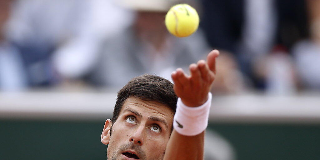 Bereit für die Rasensaison: Novak Djokovic scheint seine Enttäuschung nach dem Viertelfinal-Out am French Open gegen den italienischen Überraschungsmann Marco Cecchinato überwunden zu haben