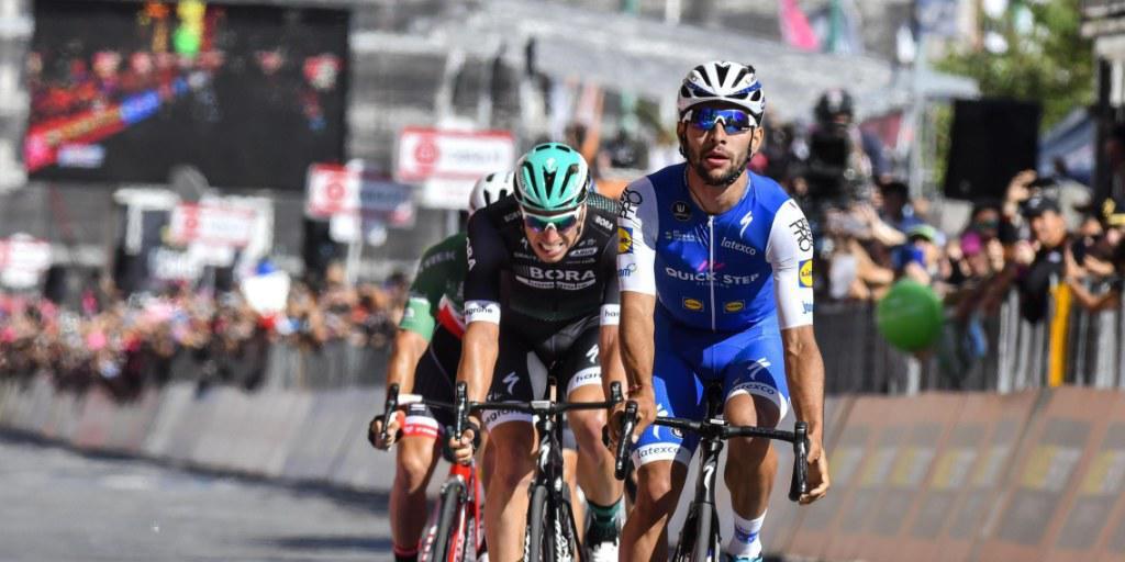 Der Kolumbianer Fernando Gaviria holt sich seinen ersten Etappensieg beim Giro d'Italia