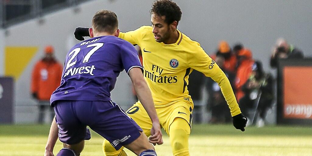 Mit seinem 19. Saisontor in der Ligue 1 schoss Neymar Paris Saint-Germain in Toulouse zum Sieg