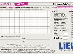 Kleinanzeigentalon_Bild Kleinanzeigentalon_Bild