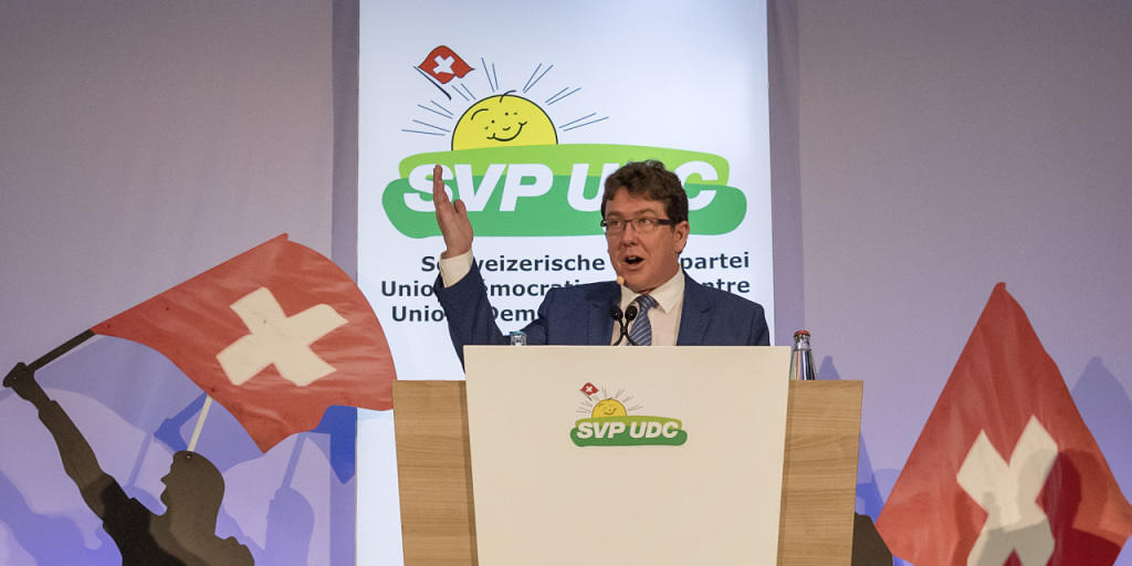 Die Personenfreizügigkeit gehört abgeschafft, sagte SVP-Präsident Albert Rösti an der Delegiertenversammlung in Lausen BL.