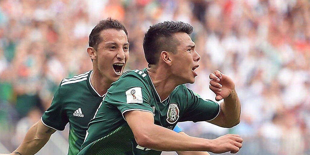 Hirving Lozano erzielte für Mexiko das 1:0 gegen Deutschland