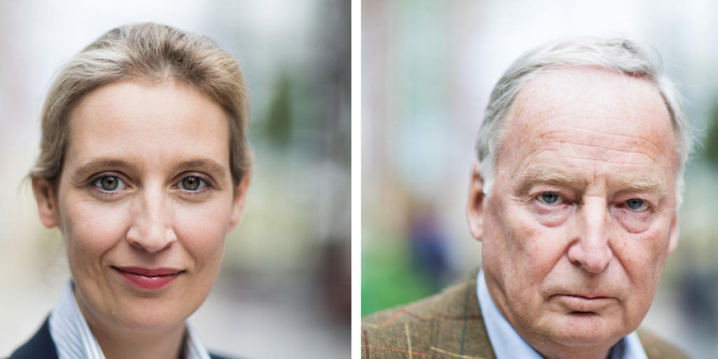 Mit ihnen als Spitzenduo zieht die AfD in den Wahlkampf für die Bundestagswahlen: Alice Weidel (l.) und Alexander Gauland.