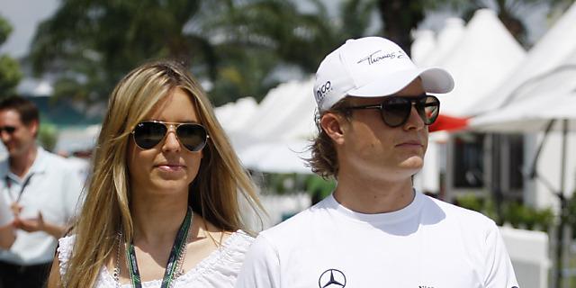 Nico Rosberg und Vivian Sibold gaben sich das Ja-Wort