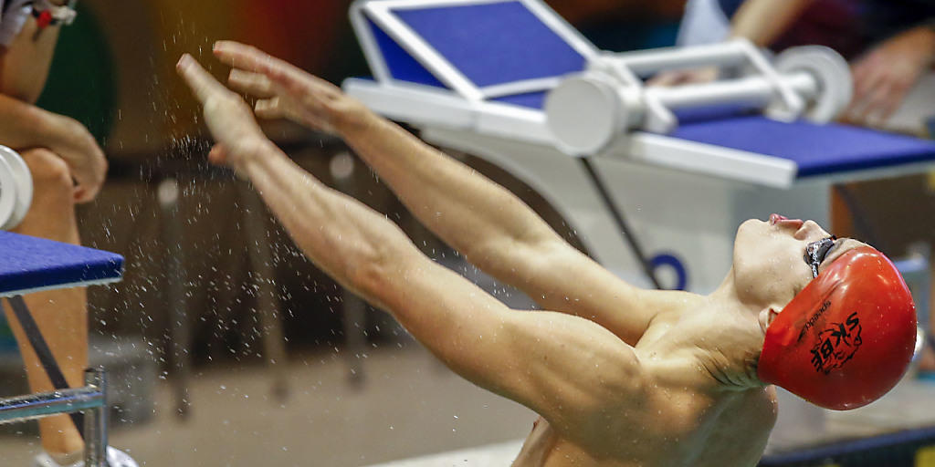 Thierry Bollin schwamm in der Junioren-EM Schweizer Rekord