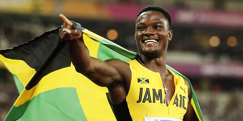 Omar McLeod hielt dem Druck stand und holte an der WM in London über 110 m Hürden die erste Goldmedaille für Jamaika