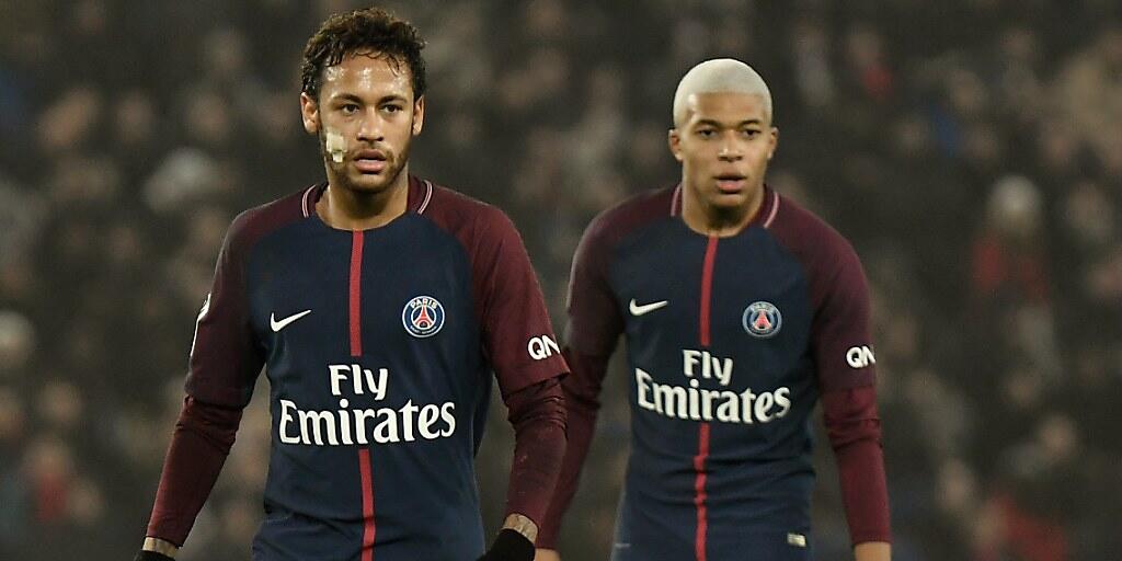 Harmonieren bei PSG bereits wieder sehr gut: Neymar (links) und Kylian Mbappé (rechts)
