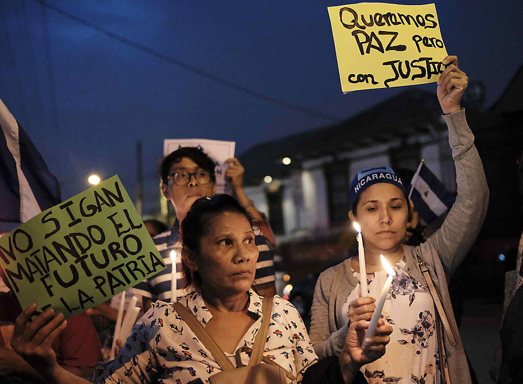 In Costa Rica haben sich zahlreiche Flüchtlinge aus Nicaragua eingefunden und protestieren auch dort gegen die Regierung in Managua.