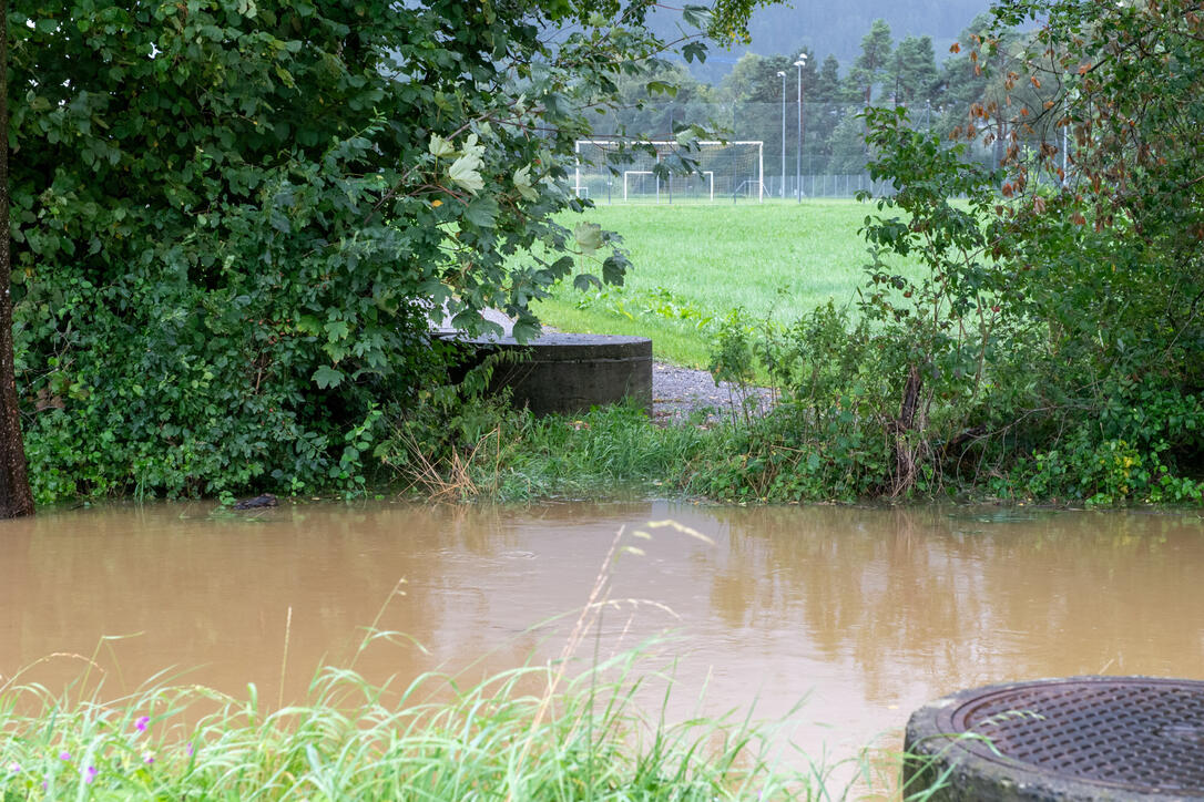 Hochwasser Rhein und Kanal