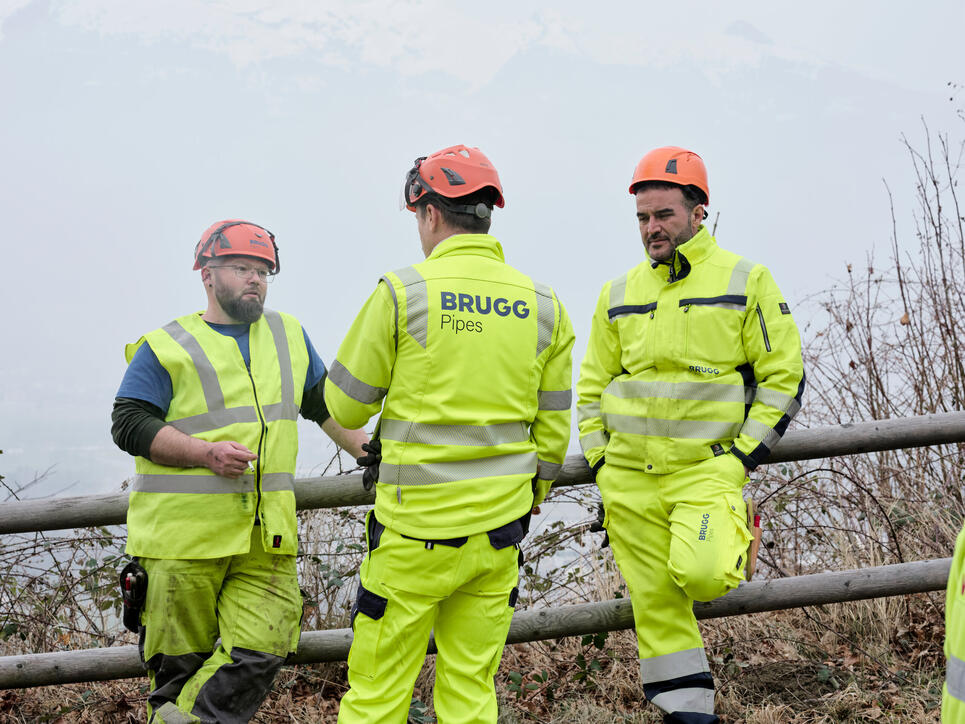Installation der Fernwärme auf Schloss Vaduz