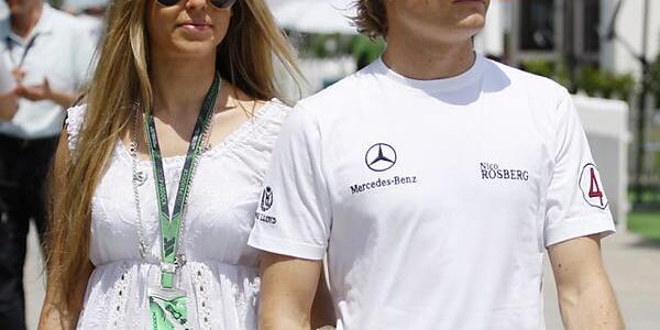 Nico Rosberg und Vivian Sibold gaben sich das Ja-Wort