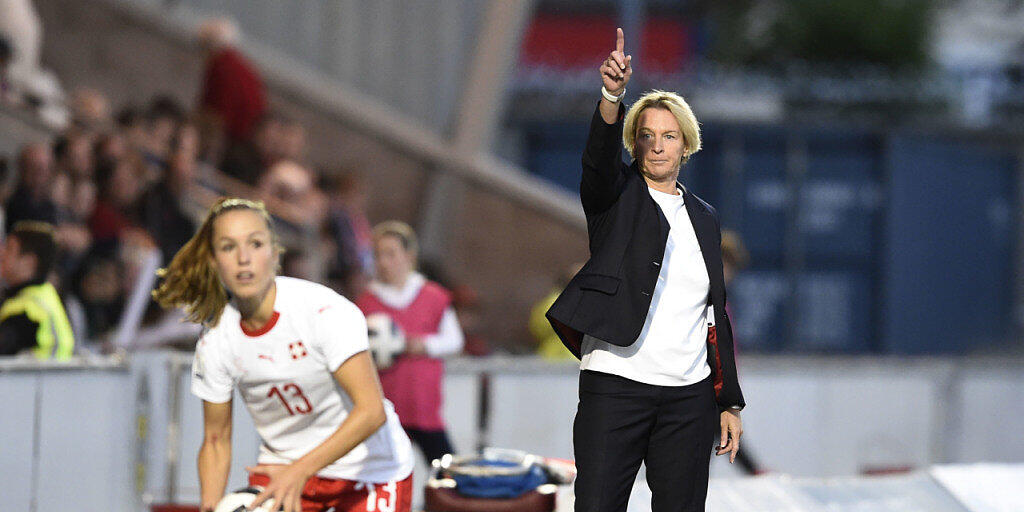 Martina Voss-Tecklenburg betreut die Schweizerinnen auch in den WM-Playoffs