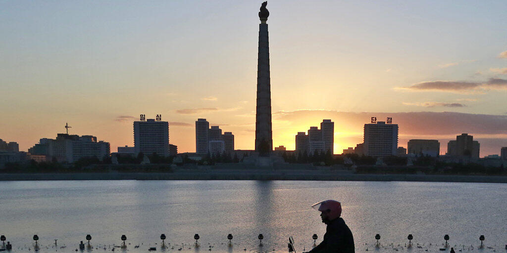 Die Skyline der nordkoreanischen Hauptstadt Pjöngjang. (Archivbild)