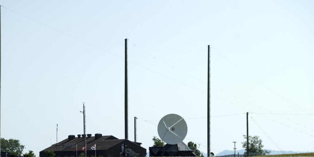 Empfangsstation des Abhörsystems Onyx des NDB in Zimmerwald BE.