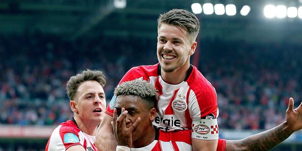 Jubel beim PSV Eindhoven: Der Titel in den Niederlanden ist Tatsache