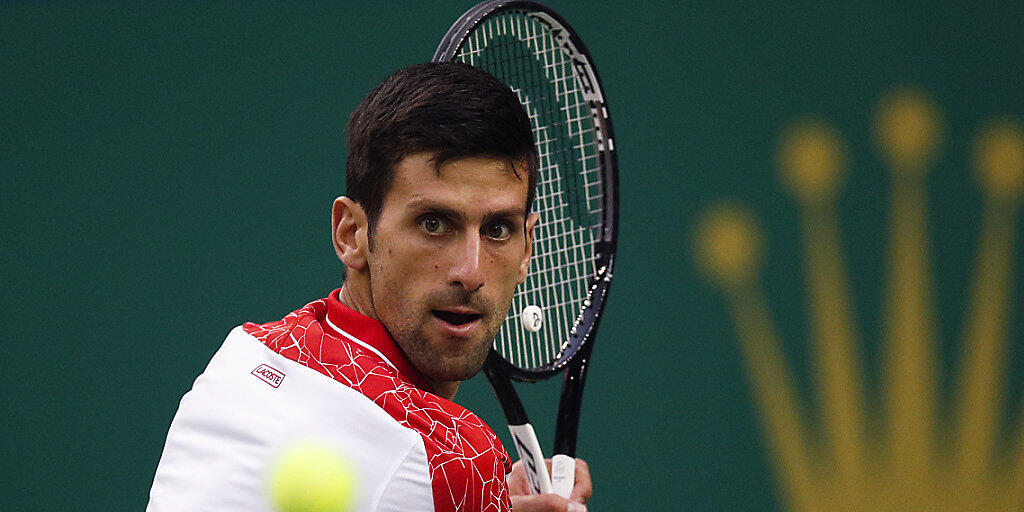 Novak Djokovic zeigt im Final von Schanghai erneut eine tadellose Leistung