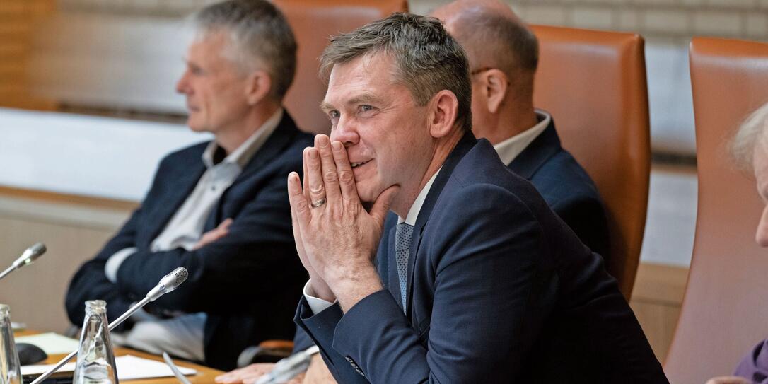 240612 Liechtensteiner Landtag, Juni 2024, Bild aufgenommen im Landtagsgebäude in Vaduz / Liechtenstein am 12.06.2024  - - Politik, Vaduz,