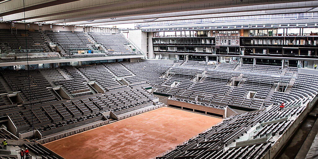 Vorderhand kein Tennis-Betrieb auf dem neuen Court Philippe Chatrier