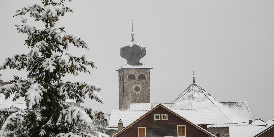 Wintereinbruch in Triesenberg