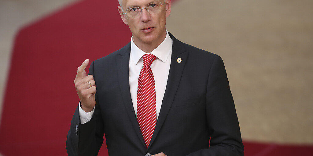 Lettlands Regierungschef Krisjanis Karins. Foto: Francisco Seco/AP Pool/dpa Lettlands Regierungschef Krisjanis Karins. Foto: Francisco Seco/AP Pool/dpa