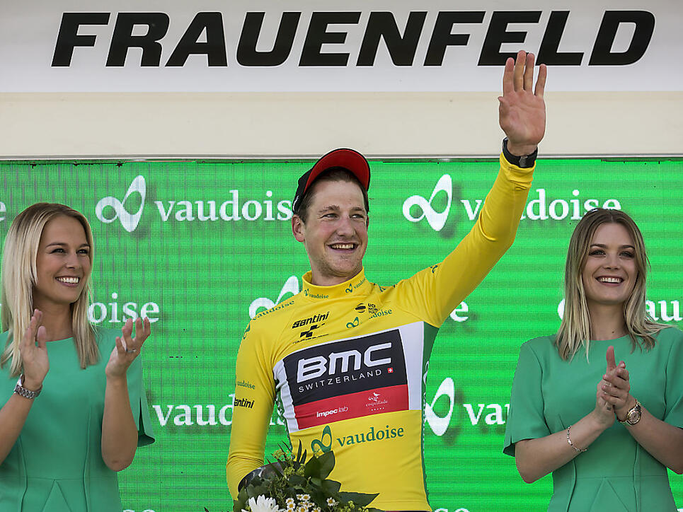 Durfte sich zum Tour-de-Suisse-Auftakt in Frauenfeld ins Gelbe Trikot einkleiden lassen
