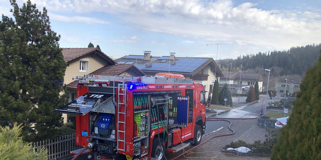 Feuerwehr Brand in Eschen