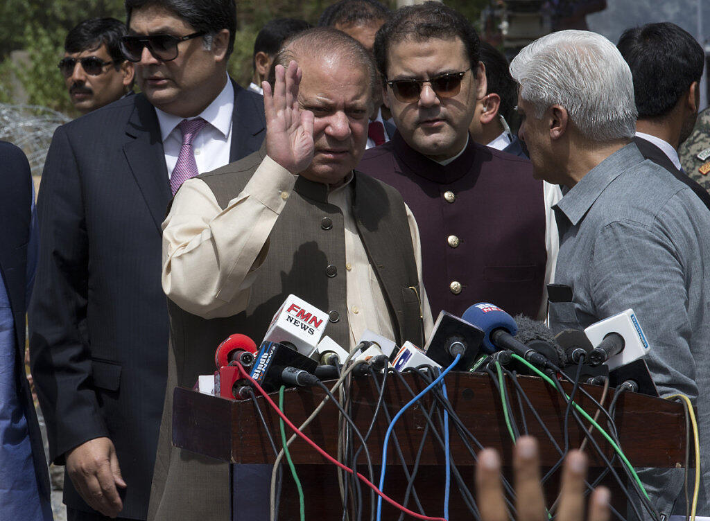 Pakistans Ex-Regierungschef Nawaz Sharif droht eine Verhaftung wegen Korruptionsverdacht (Archiv) Pakistans Ex-Regierungschef Nawaz Sharif droht eine Verhaftung wegen Korruptionsverdacht (Archiv)