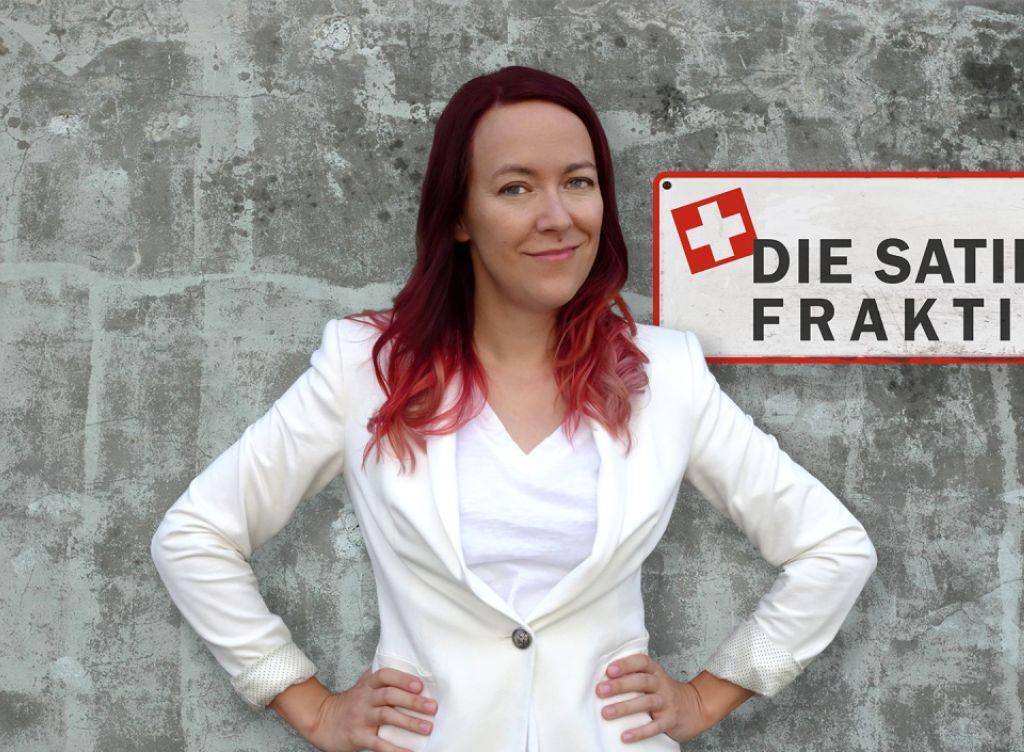 Die Berner Komikerin Lisa Catena will die Schweizer Satire bissiger, böser und schneller machen. Am 20. September startet ihr Radioformat "Die Satire-Fraktion". (Pressebild)