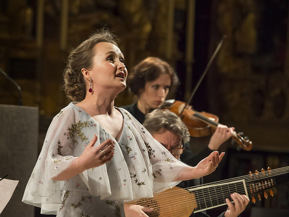 Sorgte am 17. März für ein ausverkauftes Eröffnungskonzert des Lucerne Festival zu Ostern: Die russische Sopranistin Julia Lezhneva mit dem Ensemble La Voce Strumentale. Das Festival geht am Sonntag zu Ende.