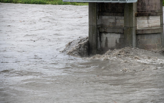 Hochwasser Rhein und Kanal