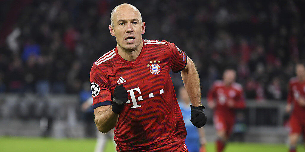 Bewies in der Champions League, dass noch mit ihm zu rechnen ist: Bayern-Stürmer Arjen Robben