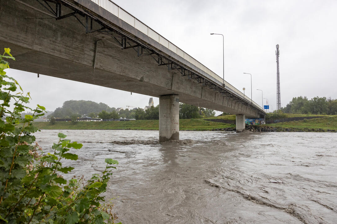 Hochwasser am Rhein