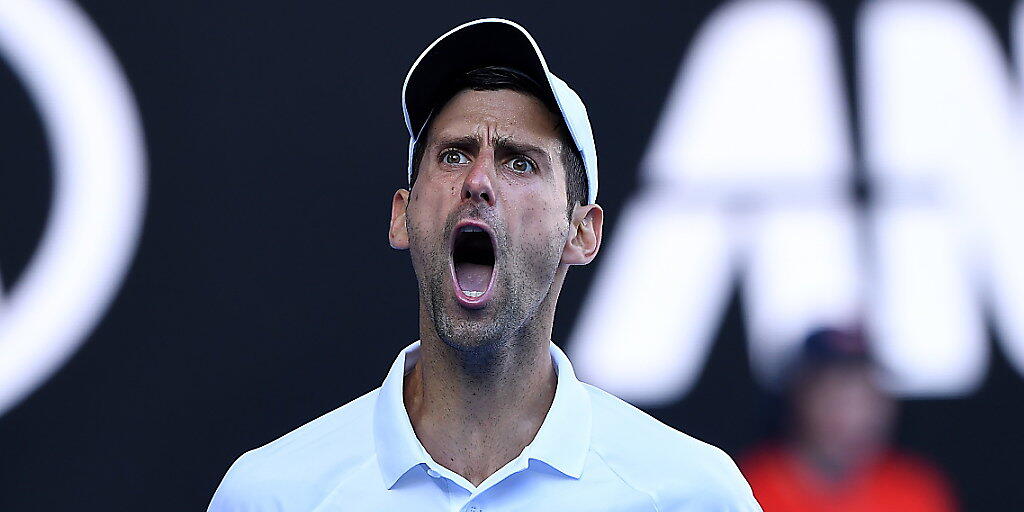 Nur kurzzeitig unzufrieden: Novak Djokovic