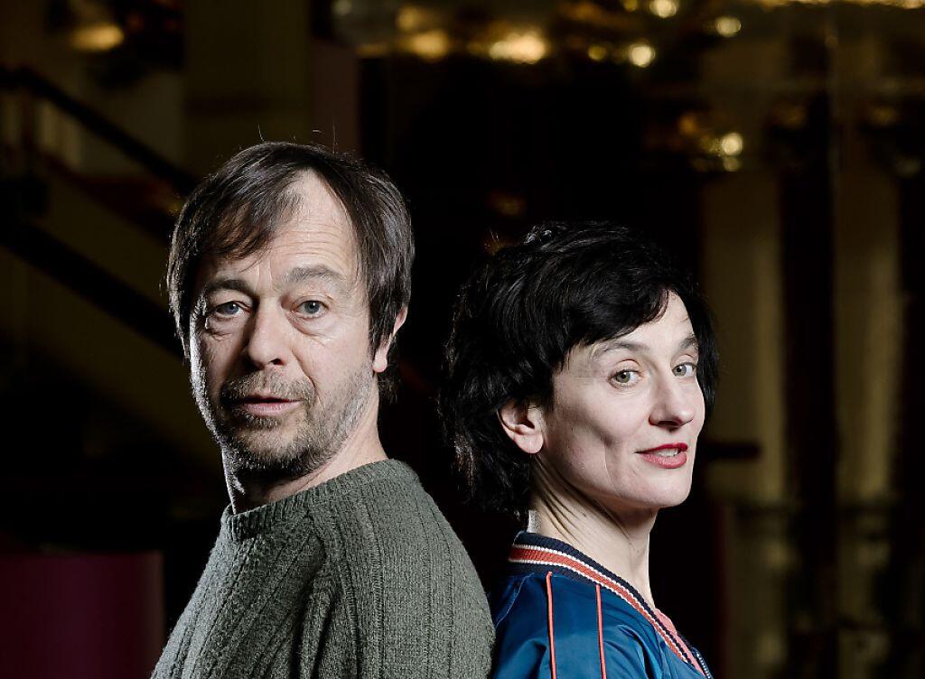 Die Träger des Schweizer Grand Prix Theater 2018 / Hans-Reinhart-Ring: Stefan Colombo und Nora Vonder Mühll vom Schaffhauser Theater Sgaramusch. (zVg) Die Träger des Schweizer Grand Prix Theater 2018 / Hans-Reinhart-Ring: Stefan Colombo und Nora Vonder Mühll vom Schaffhauser Theater Sgaramusch. (zVg)