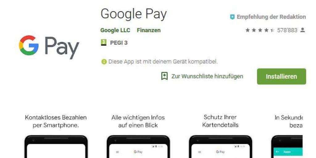 Neu können Schweizer Android-Nutzer die Google-Pay-App herunterladen.