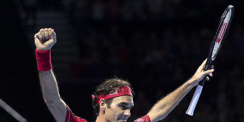 Jubel in Basel - und nach acht Jahren auch wieder an den ATP Finals? Roger Federer fühlt sich jedenfalls erholt und hoch motiviert