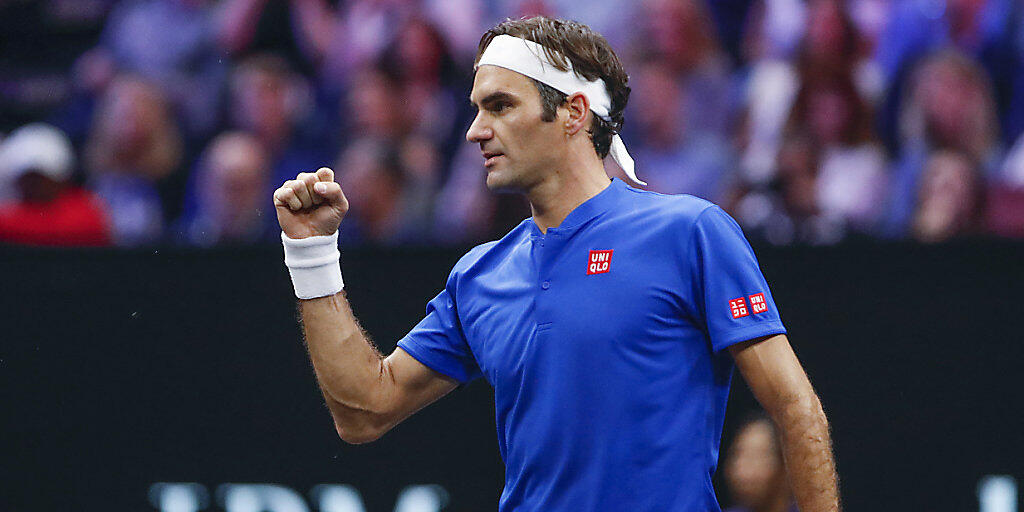 Roger Federer greift fünf Wochen nach seinem letzten Ernstkampf wieder ins Geschehen ein