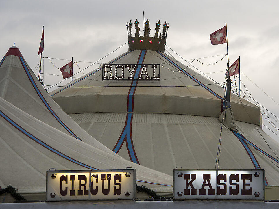 Das Hauptzelt des Zirkus Royal (Archivbild)