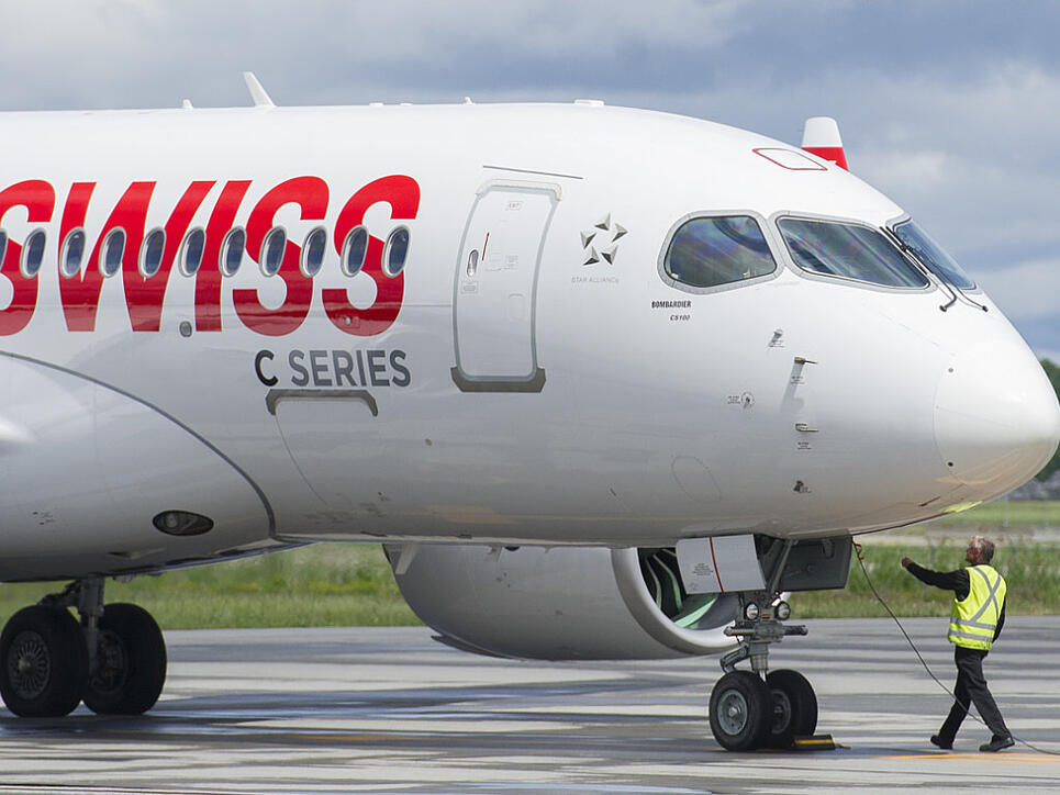 Airbus übernimmt die C-Series von Bombardier: ein C-Series-Flugzeug der Swiss (Archivbild).