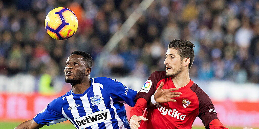 Der FC Sevilla kam auswärts gegen Alaves nur zu einem Remis und musste die Tabellenführung abgeben