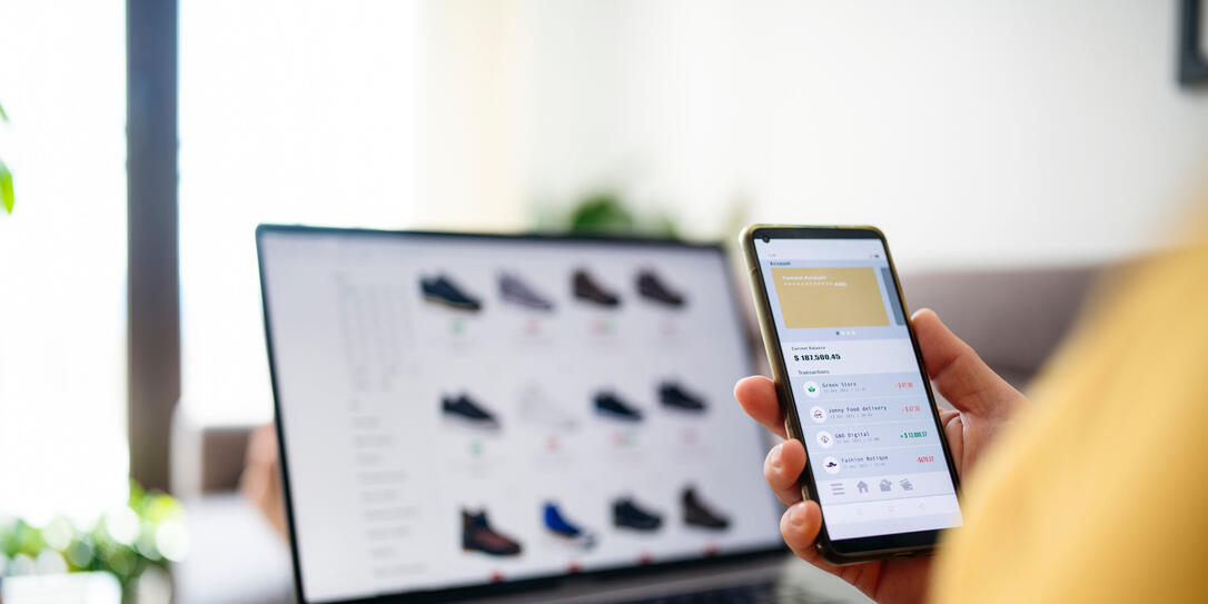 The convenience of shopping online.