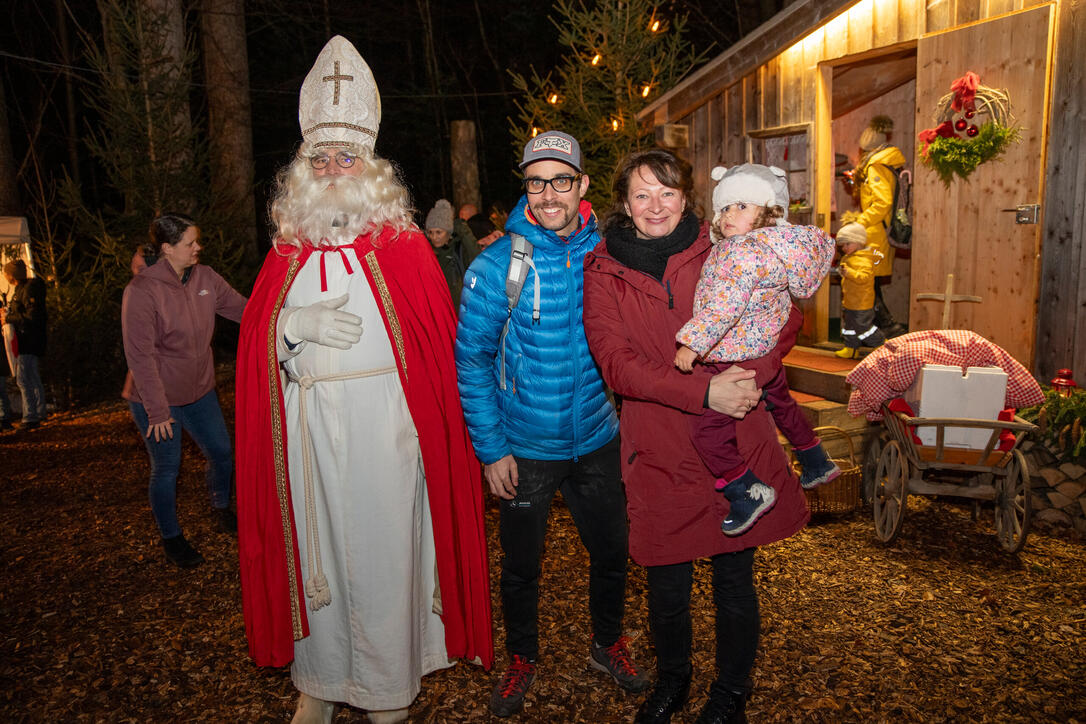 Nikolaus im Walde, Schellenberg (07.12.2024)
