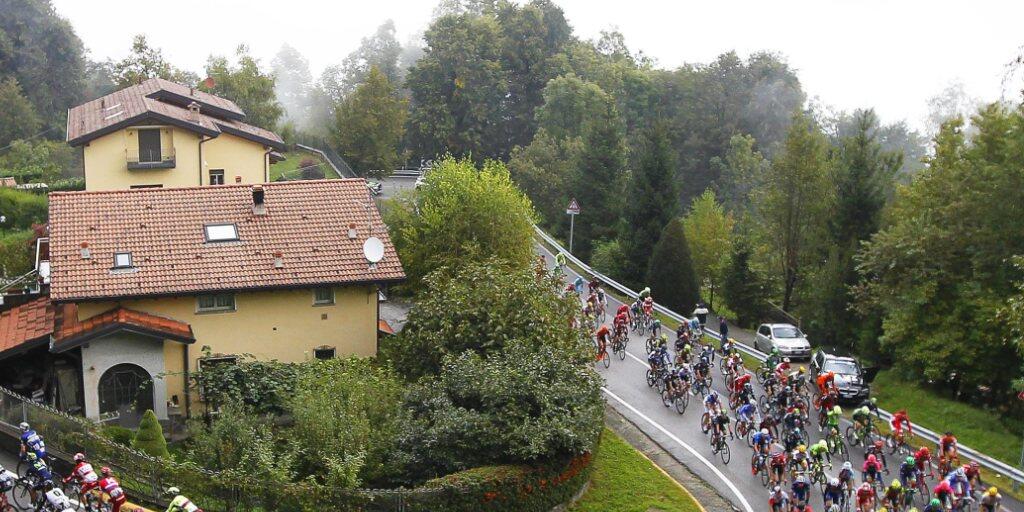 Einer von sechs Anstiegen: An der Lombardei-Rundfahrt müssen die Fahrer insgesamt 4000 Höhenmeter bewältigen