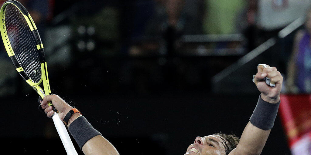 Rafael Nadal zog ohne Satzverlust in den Final vom Sonntag ein