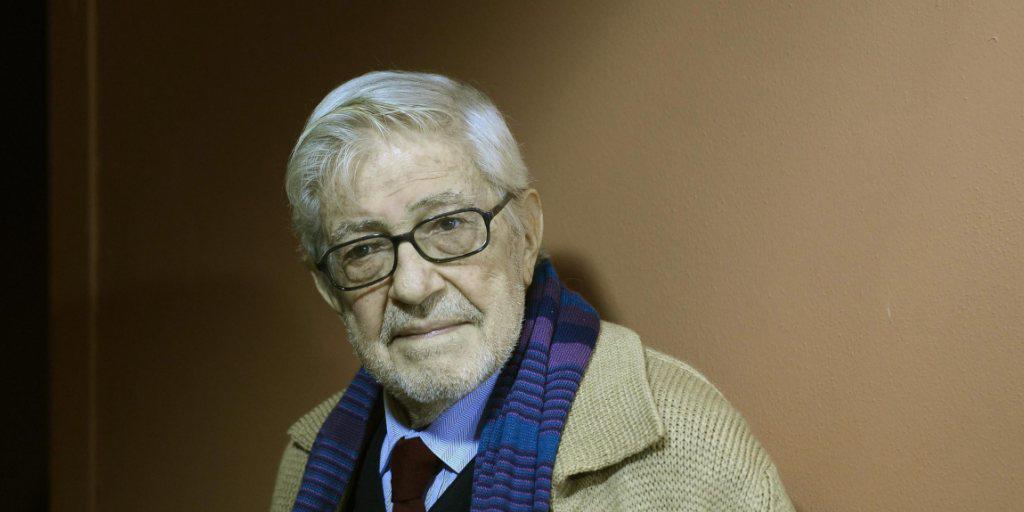 Ettore Scola vergangenen Oktober auf der Premiere seines letzten Films "Ridendo e Scherzando". Am Dienstag ist er mit 84 gestorben (Archiv).